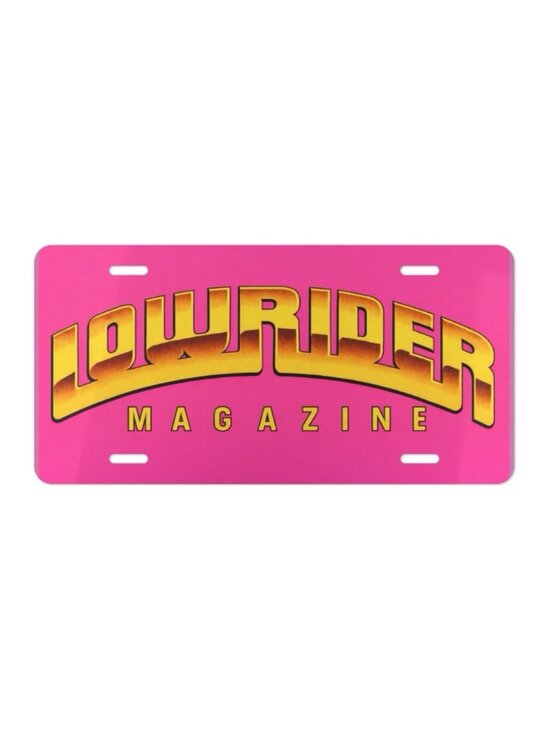 Other - Lowrider Magazine Style License Plate 12x6 Aluminum Car Tag Classic Custom Chevy